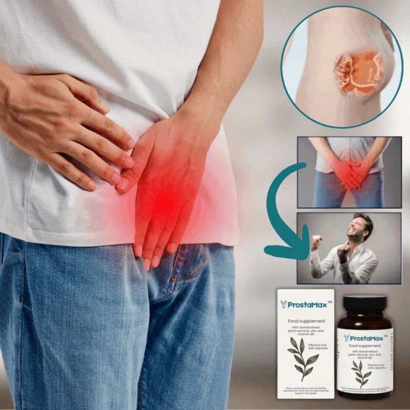 Gélules ProstaMax™ | Réduit le volume de la prostate de 95 % et rétablit le contrôle en 5 jours