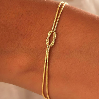 Éterna™ | Bracelet Nœud Personnalisé