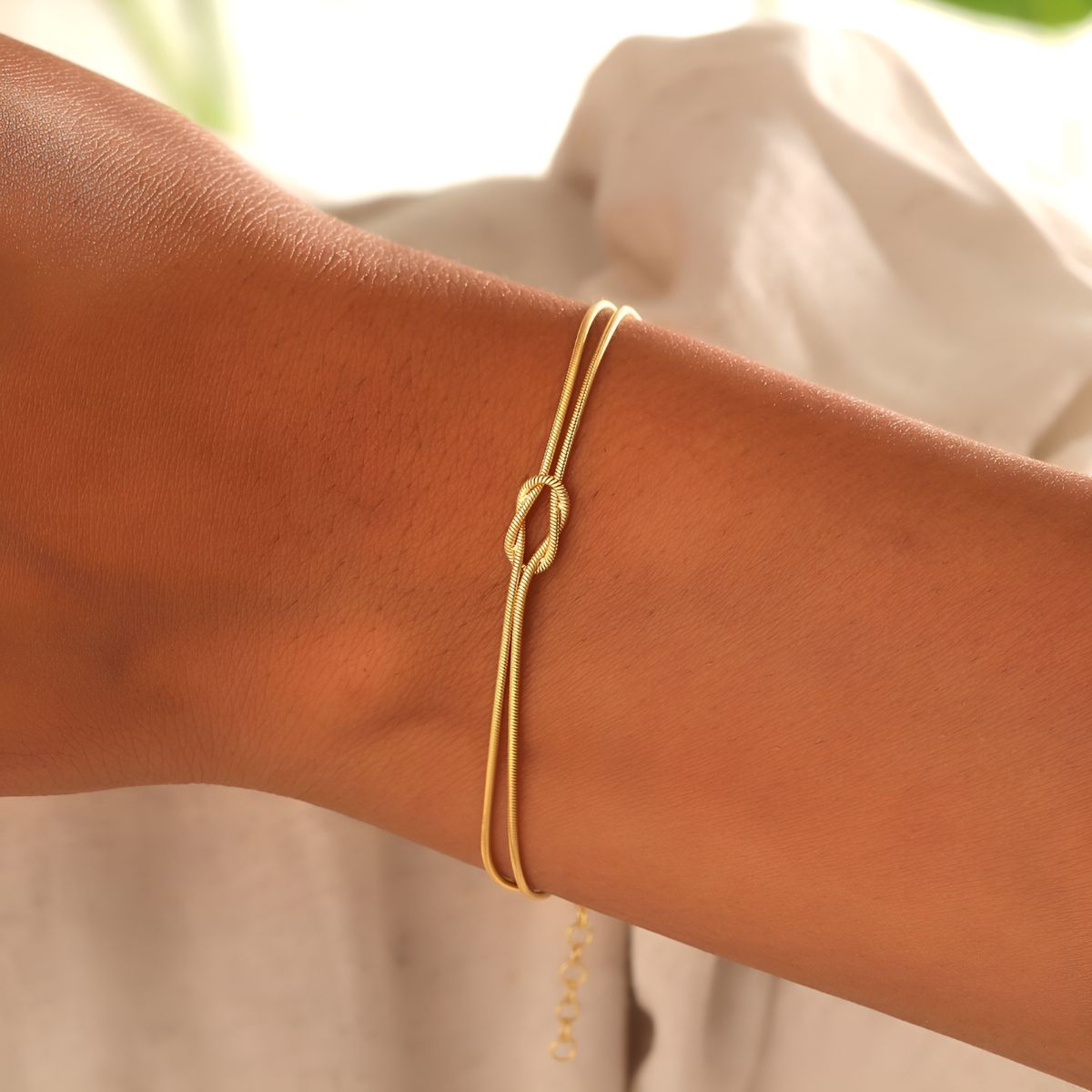 Éterna™ | Bracelet Nœud Personnalisé