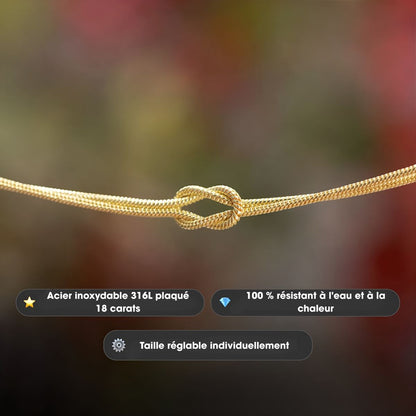 Éterna™ | Bracelet Nœud Personnalisé