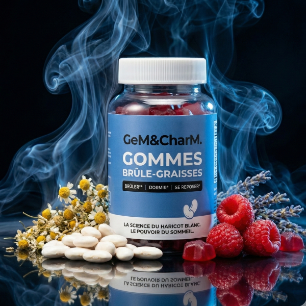 Gem&charm - Gummies Métabolisme Nuit & Anti-Stress (Brûleur de Graisse & Sommeil Réparateur)